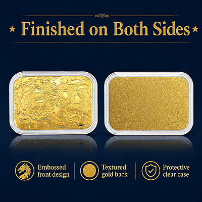 Dragon 24k Gold Embossed Sheet 10mg