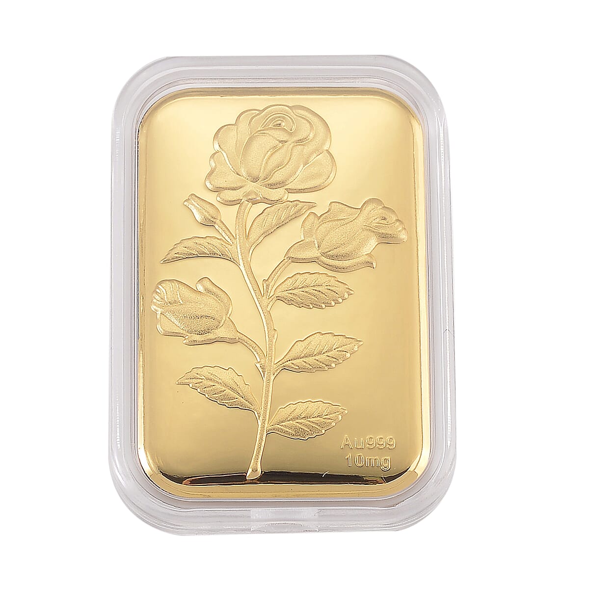 Doorbuster 24K Golden Love Rose Emboss Sheet 31x45.5mm 10mg image number 0