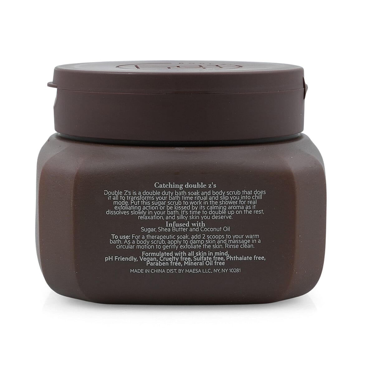 BODY BY TPH Double Z's 2 in 1 Bath Soak & Sugar Scrub for Dry Skin, Ylang Ylang Notes, 10 oz. image number 2