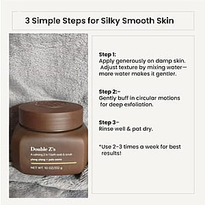 BODY BY TPH Double Z&rsquo;s 2 in 1 Bath Soak & Sugar Scrub (10oz)-Ylang Ylang & Palo Santo