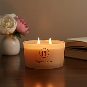 BODY BY TPH Anyplace Anytime Vanilla & Tuberose Scented Soy Wax Blend Candle (8oz)