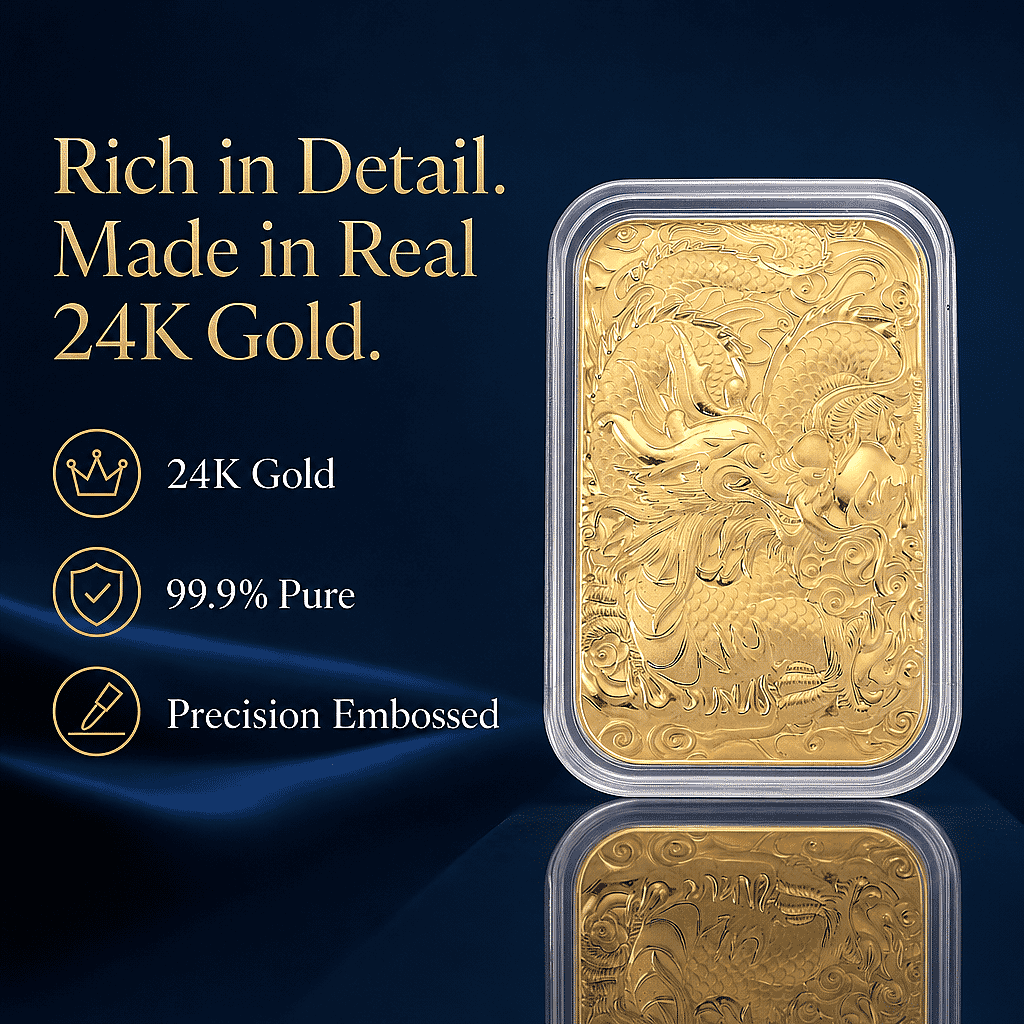 Dragon 24k Gold Embossed Sheet 10mg
