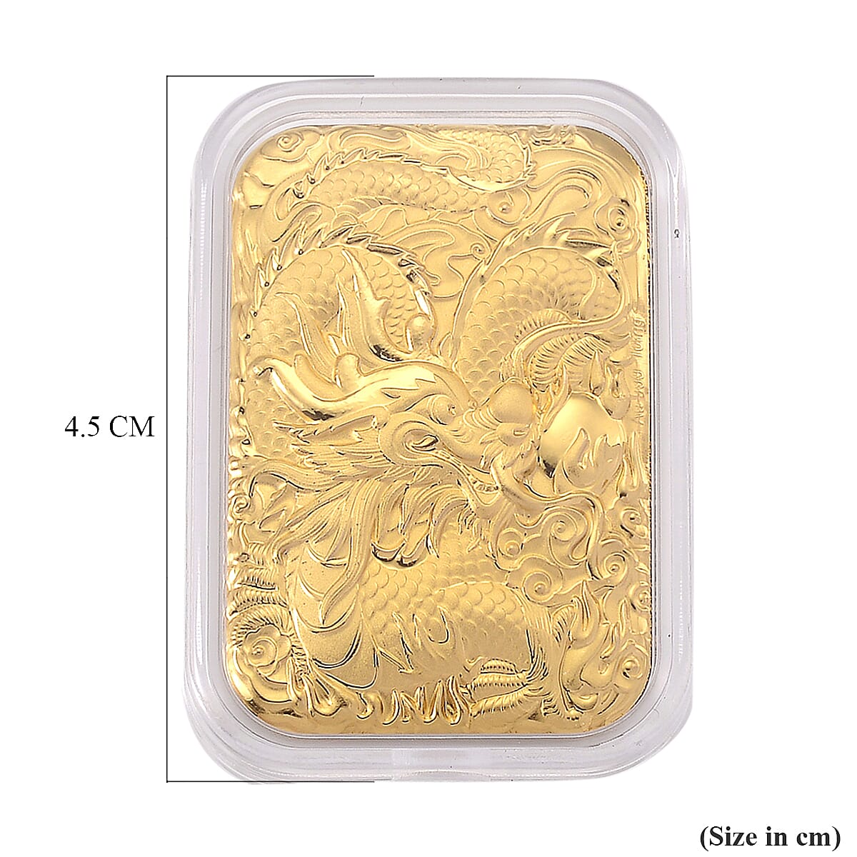 Ankur Treasure Chest 24K Golden Dragon Emboss Sheet (31x45.5mm) 10mg image number 4