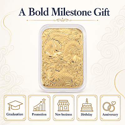 Dragon 24k Gold Embossed Sheet 10mg