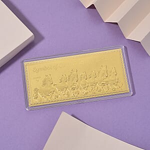 Doorbuster 24K Golden Fortune Seven Horses Emboss Sheet 103x49mm (1 g)