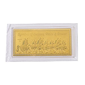 Doorbuster 24K Golden Fortune Seven Horses Emboss Sheet 103x49mm (1 g)