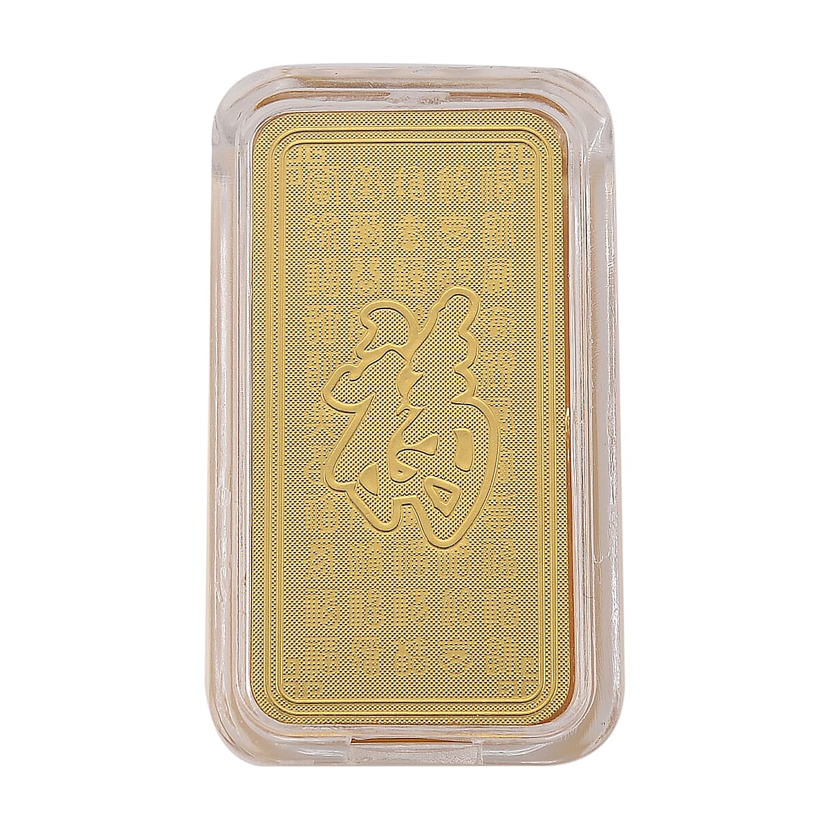Doorbuster 24K Yellow Gold Brick Rose Emboss Sheet 45.3X25X10mm 1000mg image number 3