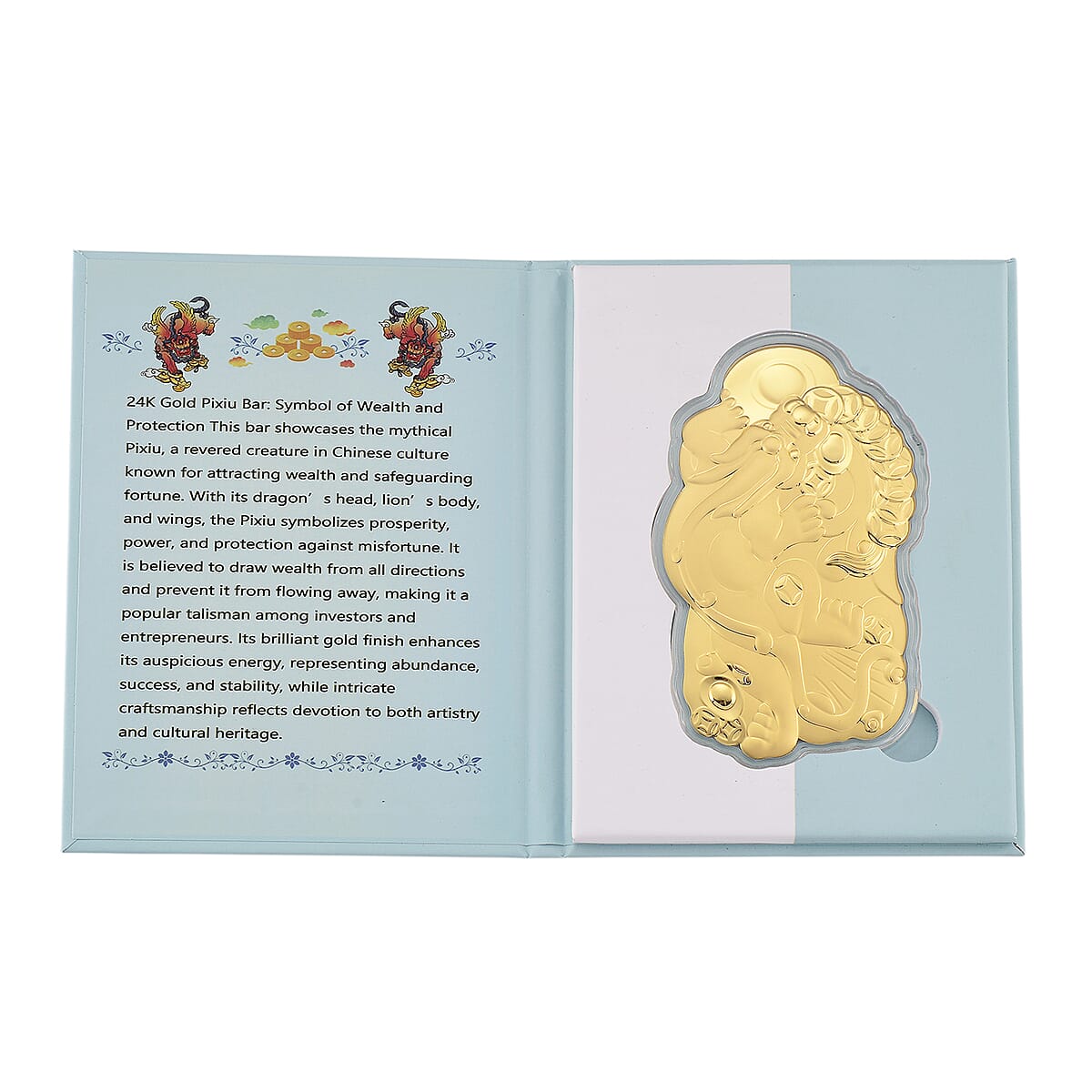 Doorbuster 24K Yellow Golden Pixiu Emboss Sheet 20mg (Del. in 10-12 Days) image number 5