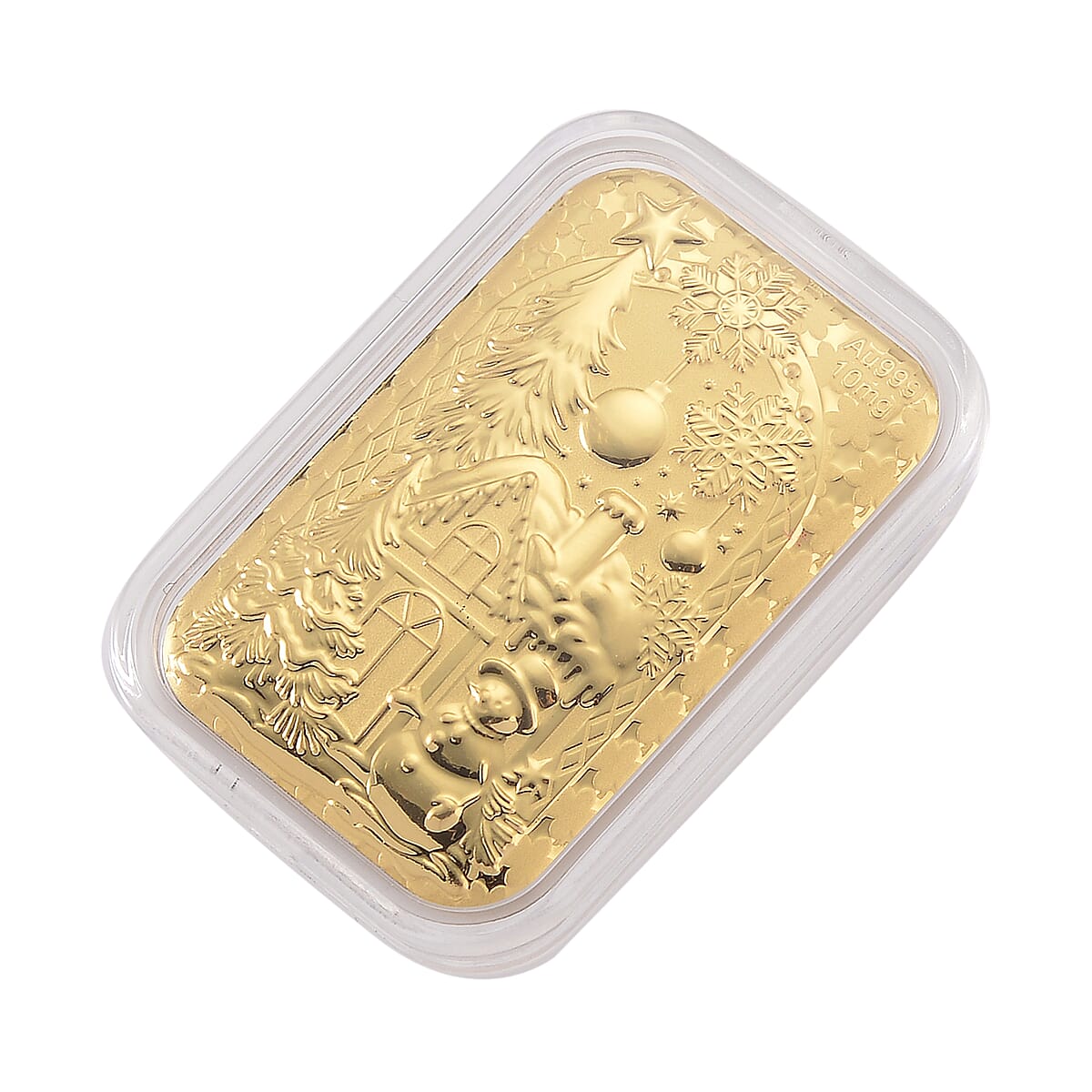 24K Golden Christmas Wonderland Emboss Sheet (31x45.5 mm) 10mg image number 2