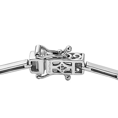EverTrue Moissanite 1.10 ctw Fancy Bracelet in Platinum Bond (7.50 In)