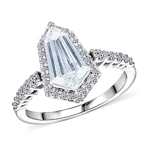 Doorbuster IGI Certified 950 Platinum Luxuriant Lab Grown Diamond (E-F, VS) Solitaire Ring (Size 10.0) (5.50 g) 2.50 ctw