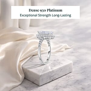 IGI Certified Luxuriant Lab Grown Diamond Ring in 950 Platinum 2.50 ctw (Size 10.0) (E-F, VS)