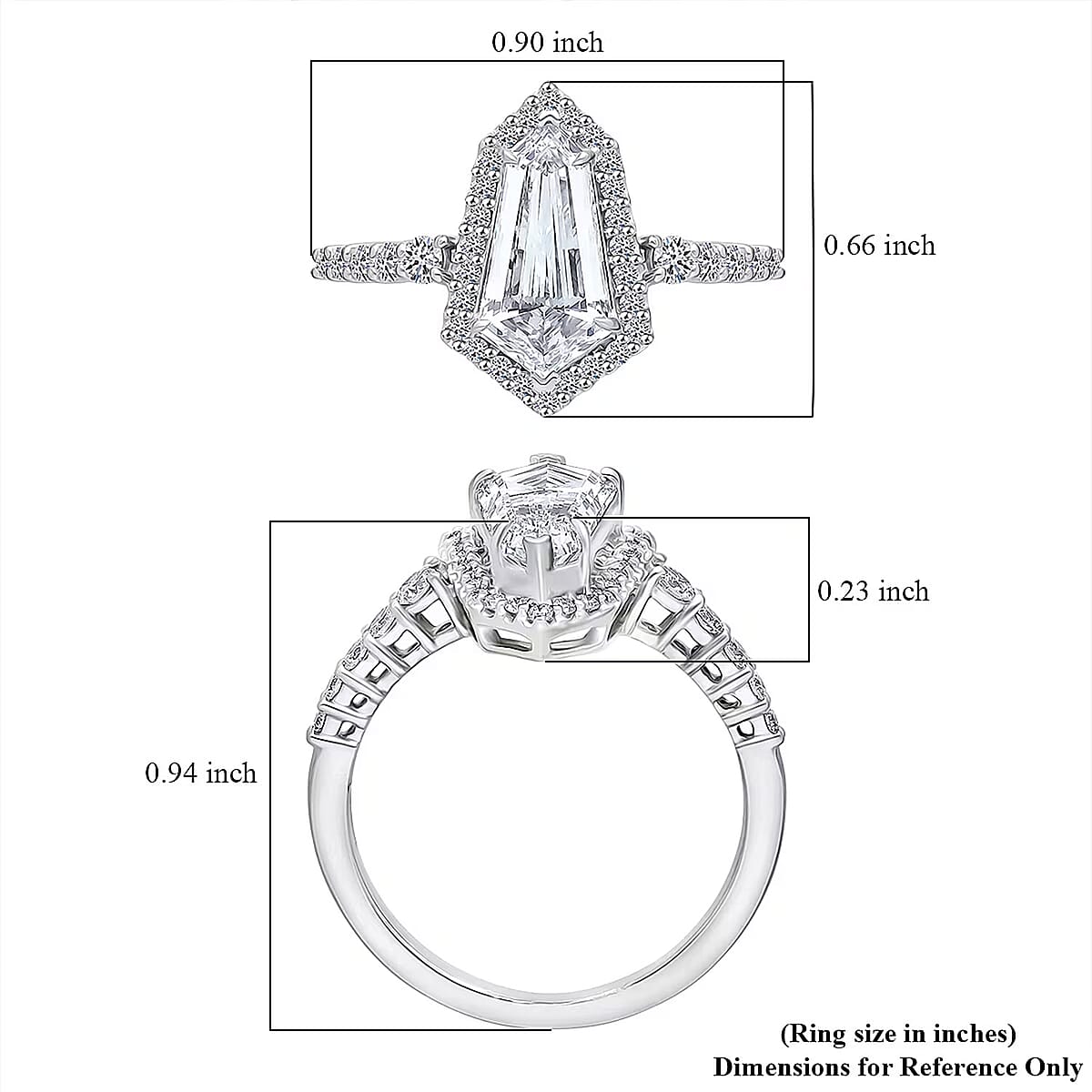 IGI Certified Luxuriant Lab Grown Diamond Solitaire Ring in 950 Platinum 2.50 ctw (Size 10.0) (E-F, VS) image number 6