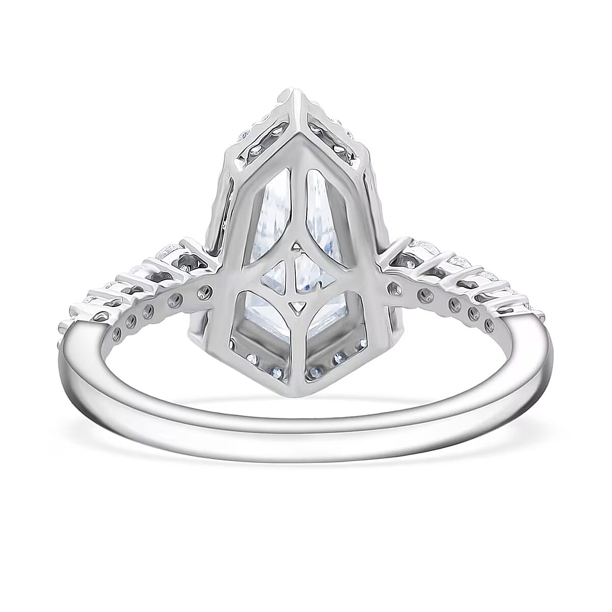 IGI Certified Luxuriant Lab Grown Diamond Solitaire Ring in 950 Platinum 2.50 ctw (Size 10.0) (E-F, VS) image number 7