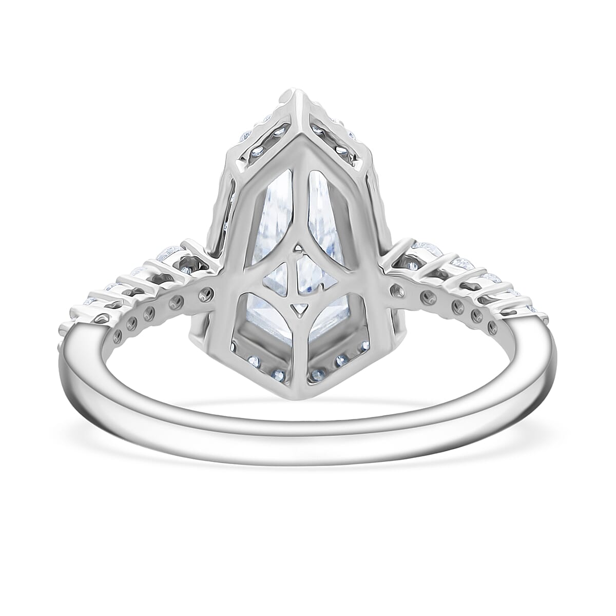 Doorbuster IGI Certified Luxuriant Lab Grown Diamond E-F VS 2.50 ctw Solitaire Ring in 950 Platinum (Size 8.0) 5.50 Grams image number 4