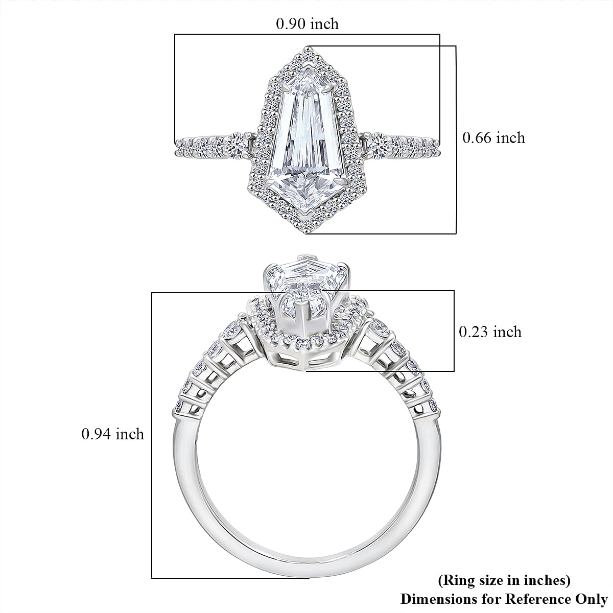 Doorbuster IGI Certified Luxuriant Lab Grown Diamond E-F VS 2.50 ctw Solitaire Ring in 950 Platinum (Size 8.0) 5.50 Grams image number 5