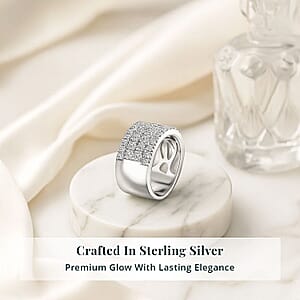 Luxuriant Lab Grown Diamond (G-H, VS) Ring in Sterling Silver 2.15 ctw (Size 6.0)