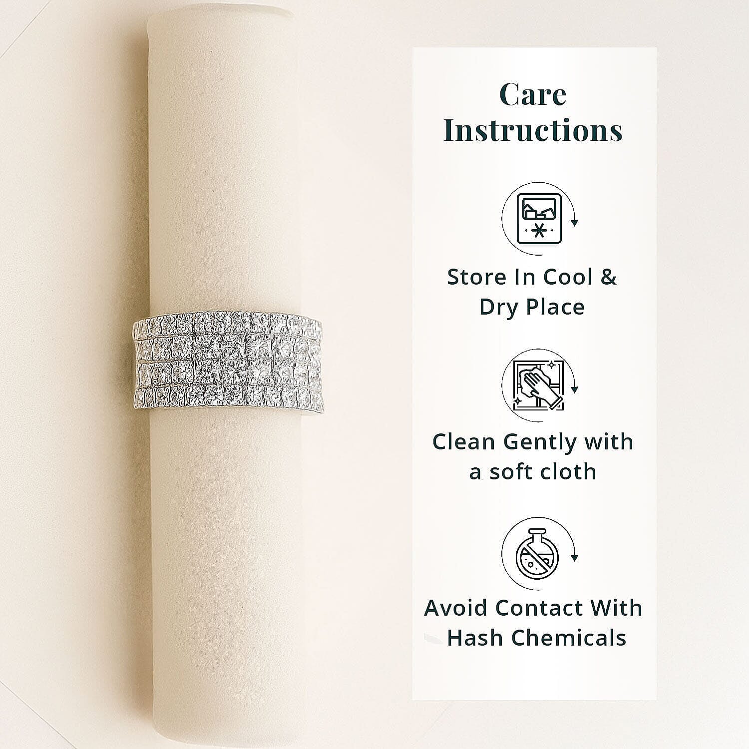 Luxuriant Lab Grown Diamond (G-H, VS) Ring in Sterling Silver 2.15 ctw (Size 6.0)