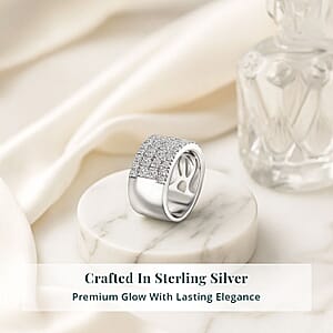 Luxuriant Lab Grown Diamond (G-H, VS) Ring in Sterling Silver 2.15 ctw (Size 7.0)