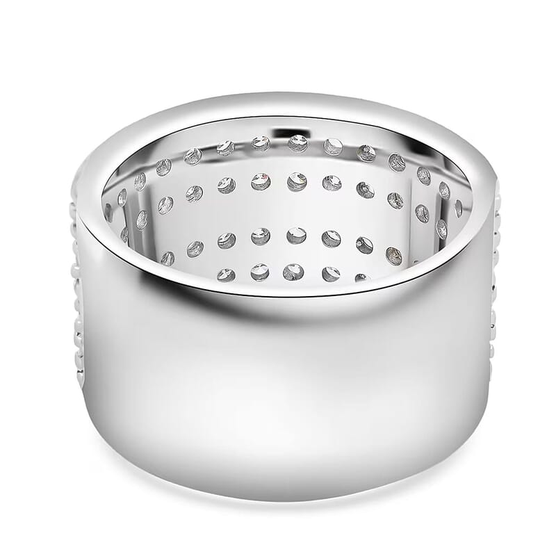 Luxuriant Lab Grown Diamond (G-H, SI) Ring in Sterling Silver 2.25 ctw (Size 6.0)