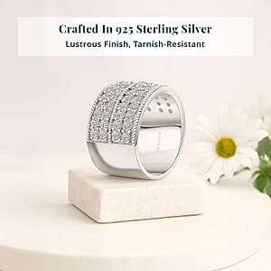 Luxuriant Lab Grown Diamond (G-H, SI) Ring in Sterling Silver 2.25 ctw (Size 7.0)