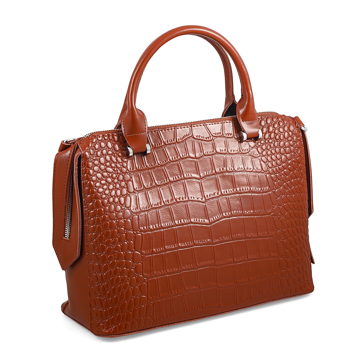 La Marey Brown Genuine Leather Crossbody Bag