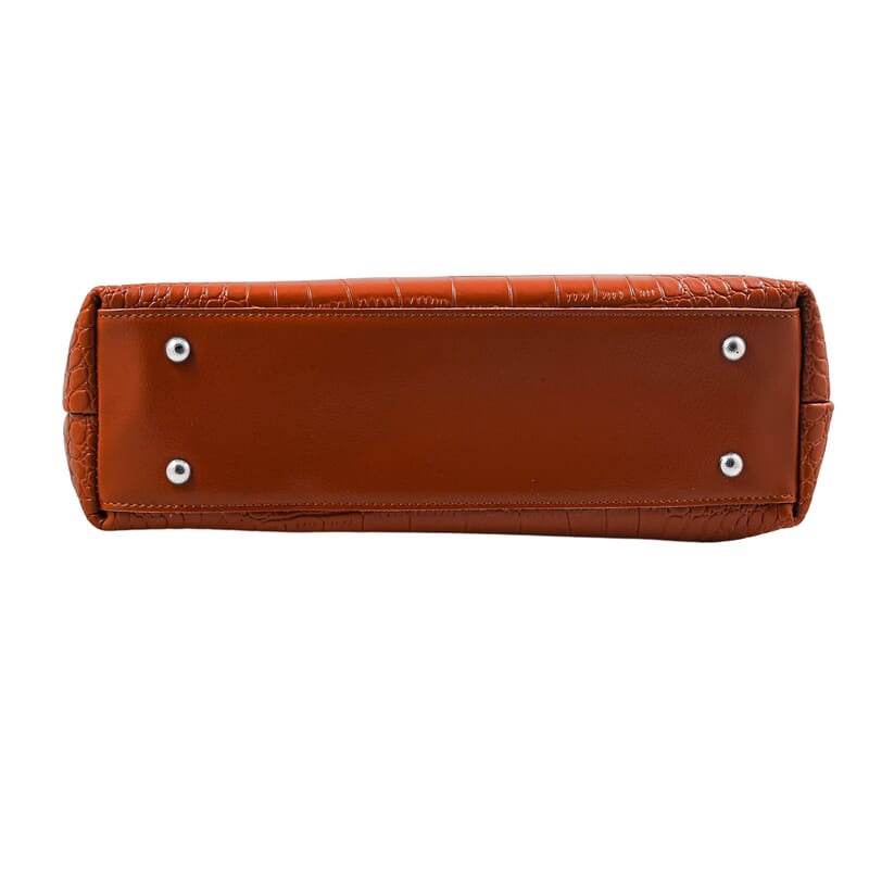 La Marey Brown Genuine Leather Tote Bag