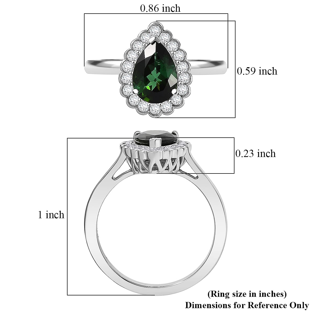  Certified & Appraised Rhapsody AAAA Pirineu Lagoon Tourmaline and E-F VS Diamond 1.50 ctw Ring in 950 Platinum (Size 7.0) 6.22 Grams image number 5