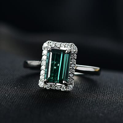 Certified Rhapsody AAAA Pirineu Lagoon Tourmaline, Diamond Ring in 950 Platinum 2.51 ctw (Size 10.0)