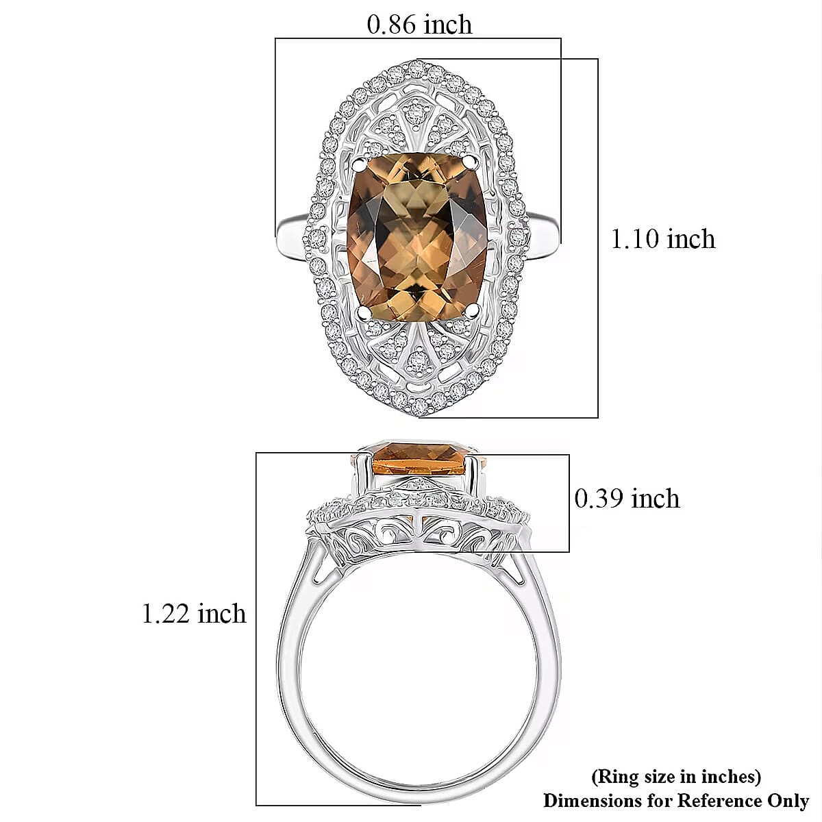 D'Joy Marialite, White Zircon Art Deco Ring in Rhodium Over Sterling Silver 5.65 ctw (Size 10.0) image number 6