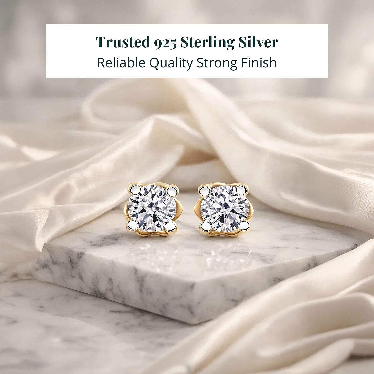 Yellow Gold Over Sterling Silver / 0.5 - Product card gallery slide 3 (9433105826047)