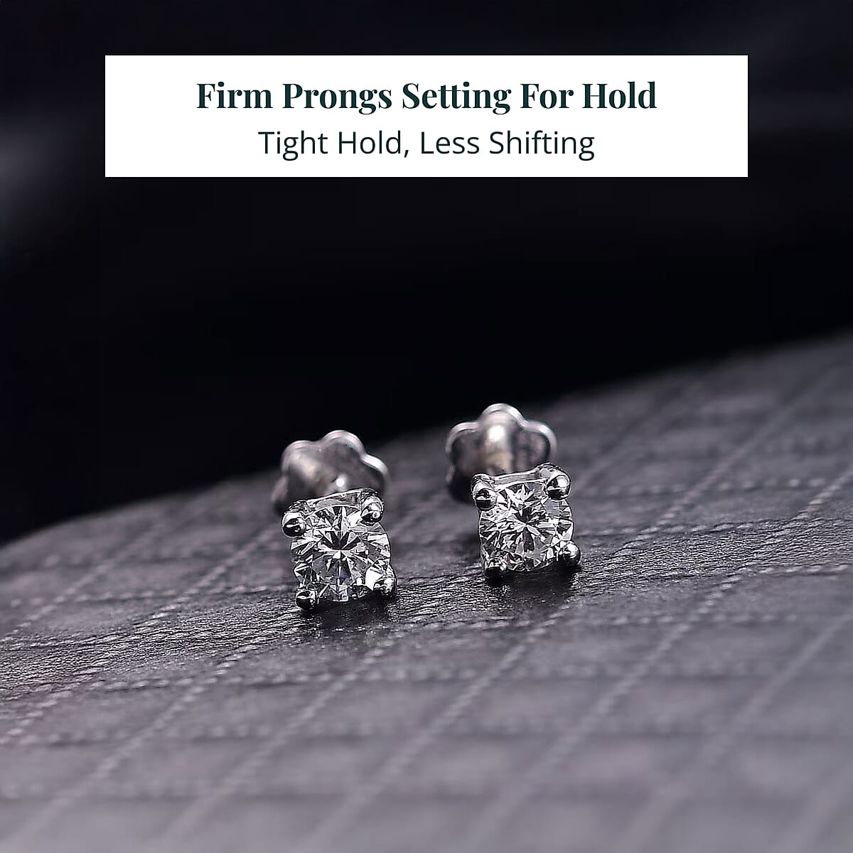 Luxuriant Lab Grown Diamond Earrings in Rhodium Over Sterling Silver 0.50 ctw image number 4