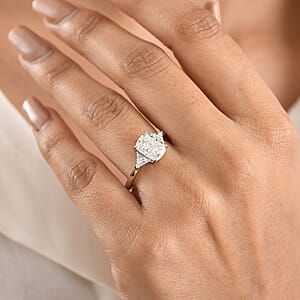 Luxuriant Lab Grown Diamond E-F VS 2.50 ctw Ring in 950 Platinum (Size 6.0) 4.26 Grams