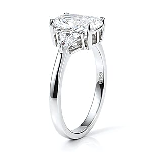Luxuriant Lab Grown Diamond E-F VS 2.50 ctw Ring in 950 Platinum (Size 6.0) 4.26 Grams