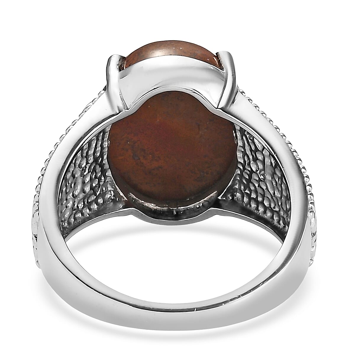EverTrue Aqua Nueva Moss, Simulated Diamond Ring in Stainless Steel (Size 6.0) 10.75 ctw