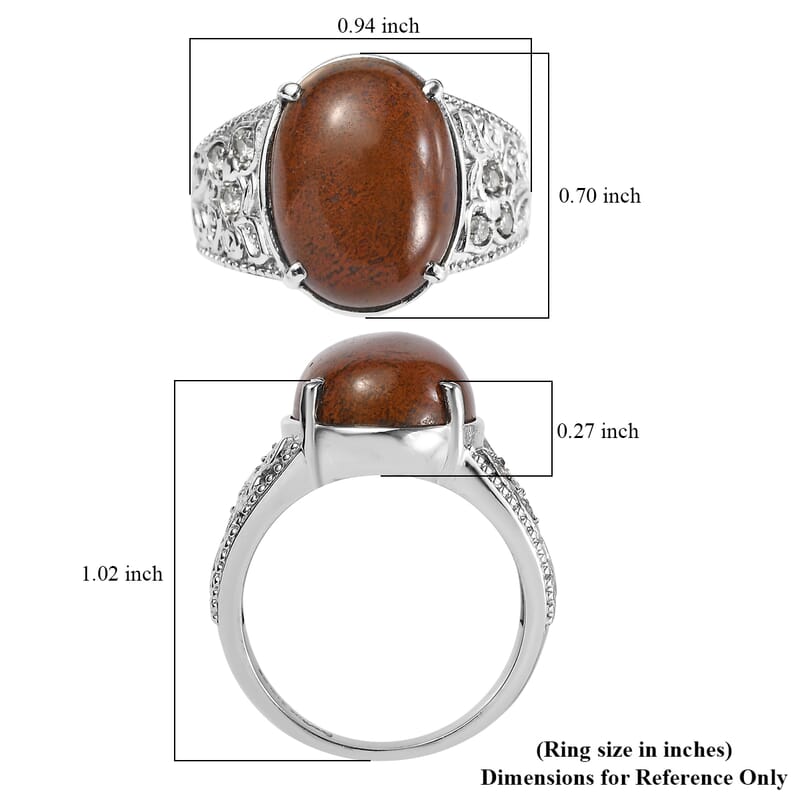EverTrue Aqua Nueva Moss, Simulated Diamond Ring in Stainless Steel (Size 6.0) 10.75 ctw
