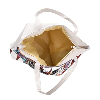 La Marey Multi Color Girl Design Tote Bag