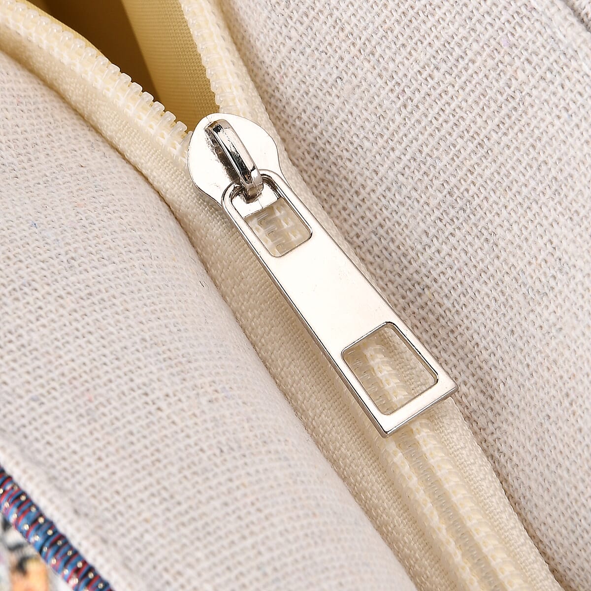 La Marey Multi Color Girl Design Tote Bag image number 6