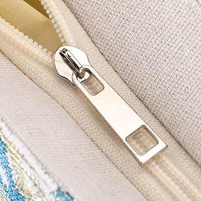 La Marey White Butterfly Design Tote Bag