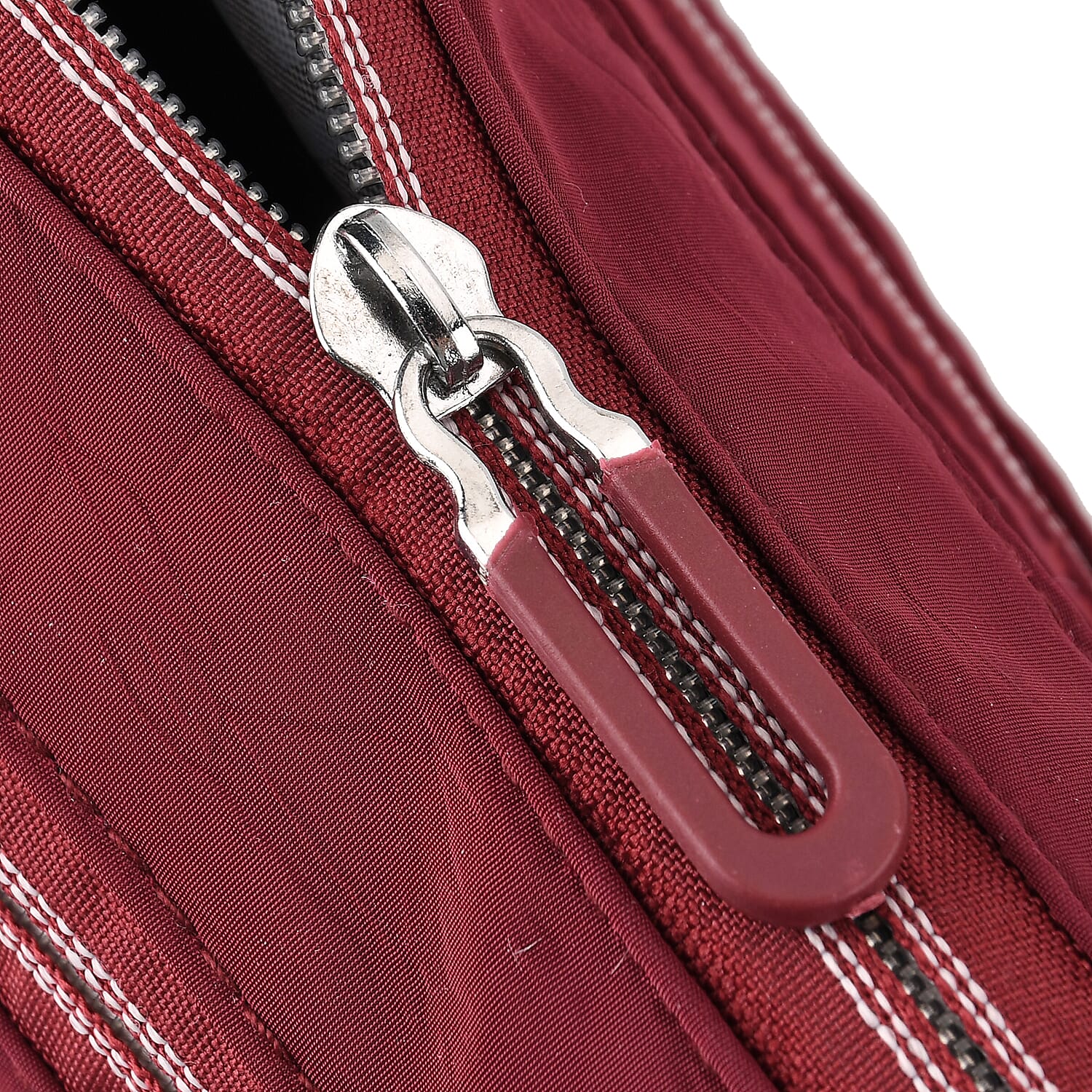 La Marey Dark Purple Nylon Crossbody Bag