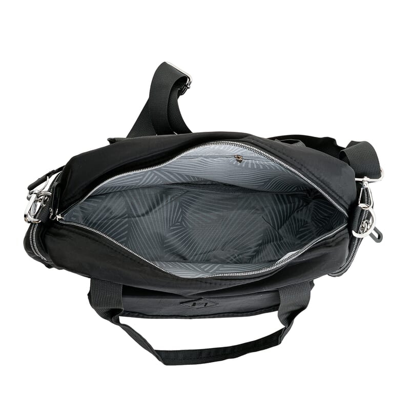 La Marey Black Nylon Crossbody Bag with Shoulder Strap