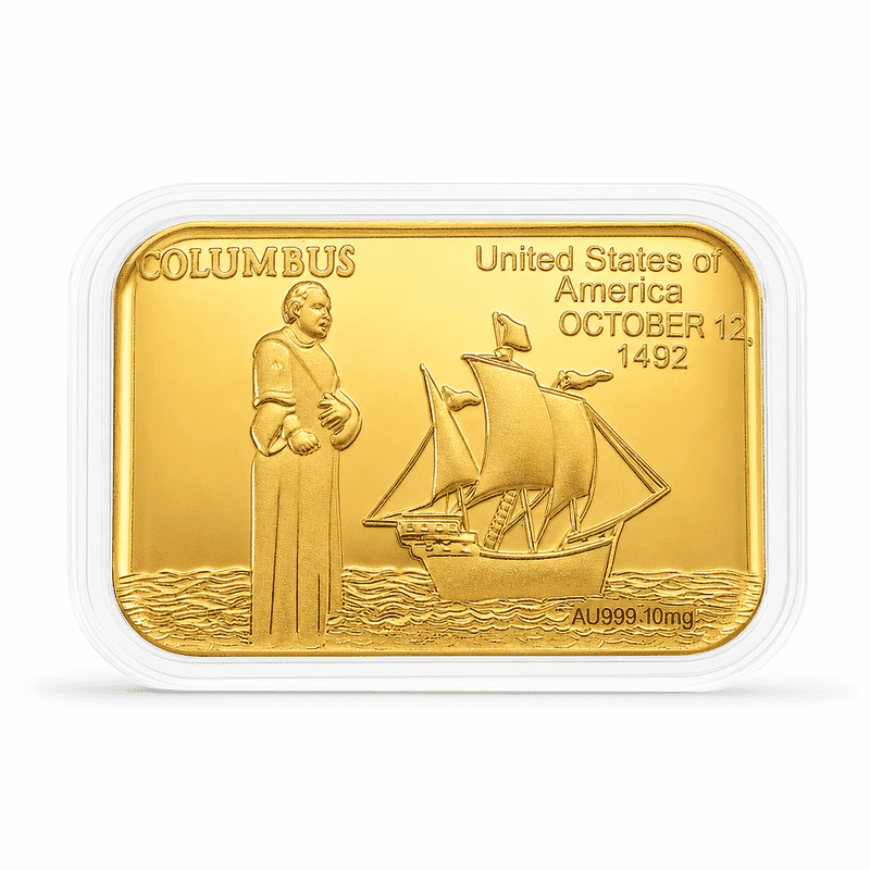 Columbus 24k Gold Embossed Sheet 10mg