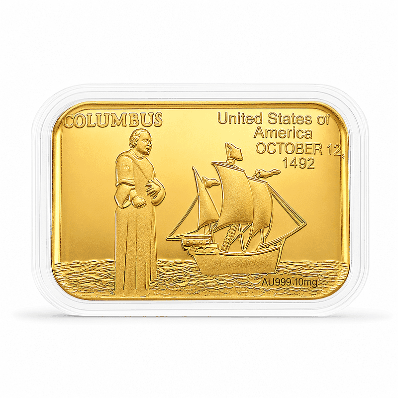 Columbus 24k Gold Embossed Sheet 10mg