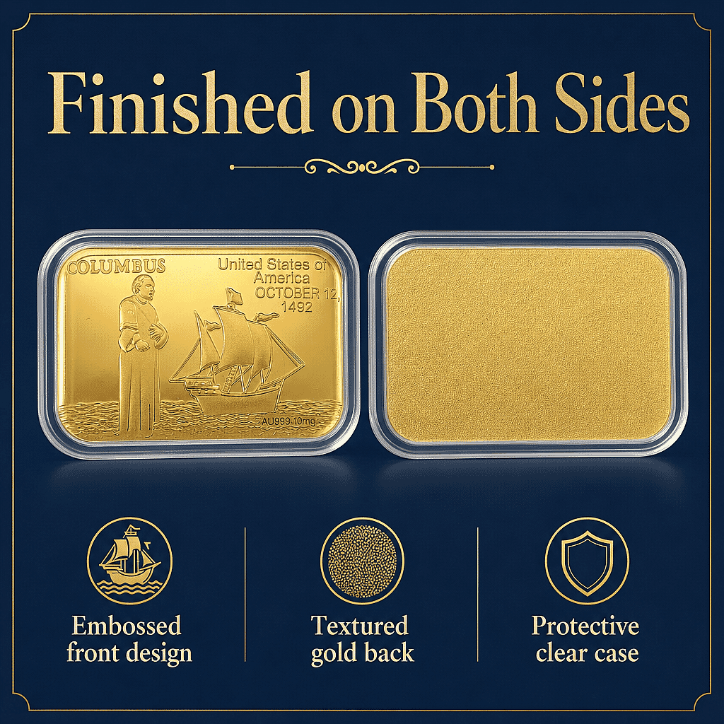 Columbus 24k Gold Embossed Sheet 10mg