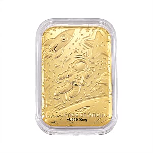 Doorbuster 24K Golden Pride of NASA Embossed Sheet 31x45.5mm 10mg