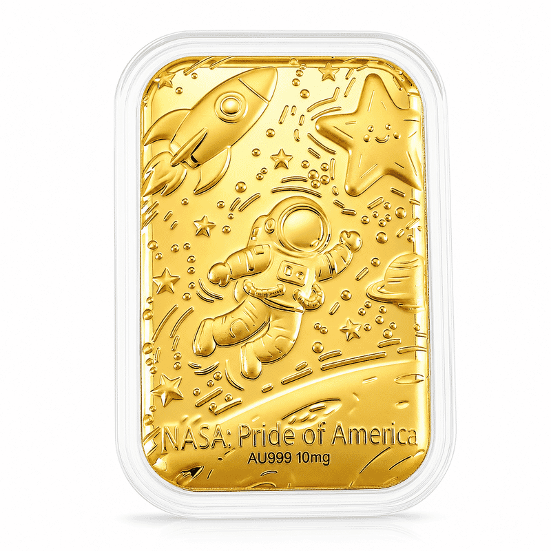 NASA 24k Gold Embossed Sheet 10mg