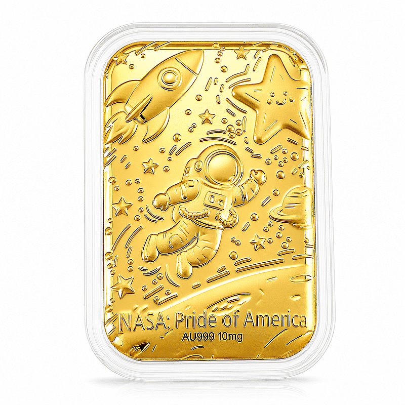NASA 24k Gold Embossed Sheet 10mg