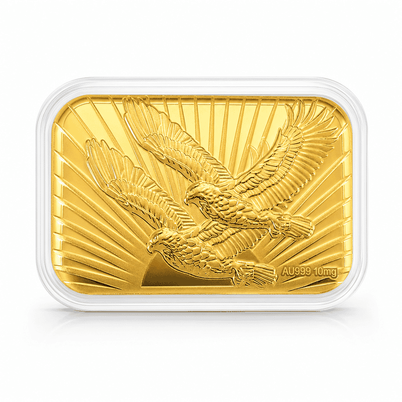 Twin Eagle 24k Gold Embossed Sheet 10mg
