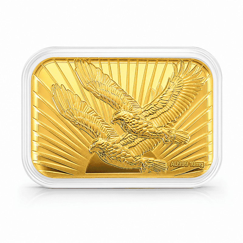 Twin Eagle 24k Gold Embossed Sheet 10mg
