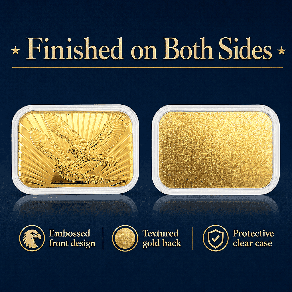 Twin Eagle 24k Gold Embossed Sheet 10mg (Del. In 10-12 Days)